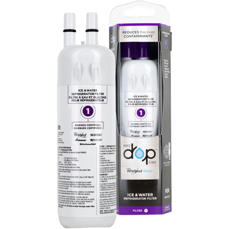 EDR1RXD1 Ice and Water Refrigerator Filter 1 Replacement for Whirlpool