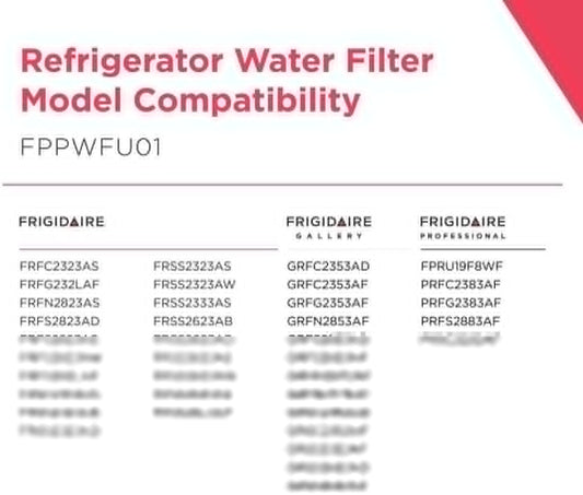 FPPWFU01 PurePour PWF-1 Water Refrigerator Filter for Frigidaire